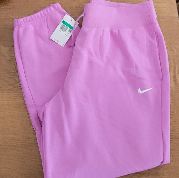 Nike Sportswear Phoenix Fleece High-waisted Oversized Sweatpants - Rush Fuschia - Picture 6 of 12